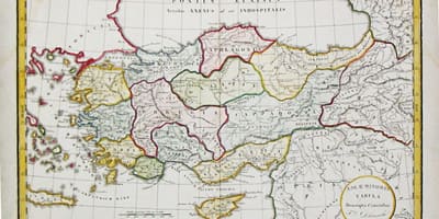 Mapa Turcji stare