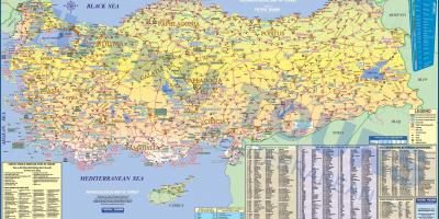 Wykopaliska archeologiczne w Turcji na mapie