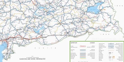 Mapa Południowo-Wschodniej Turcji